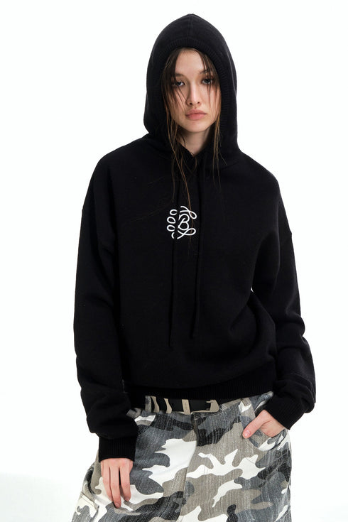 Embroidery Pattern Retro Hoodie